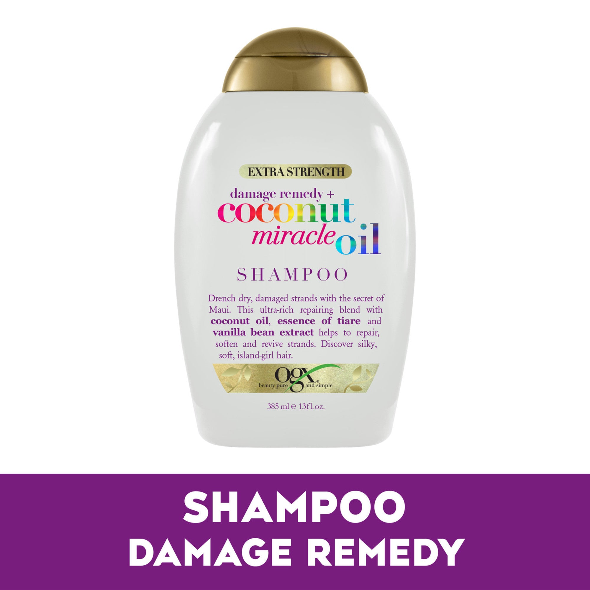 OGX Shampoo Extra Fuerte de Aceite de Coco 385 ml
