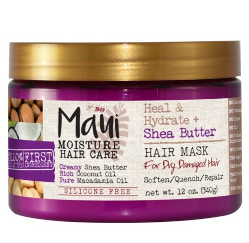 Maui Moisture Tratamiento Capilar en Mascarilla  Heal & Hydrate + Shea Butter 340g