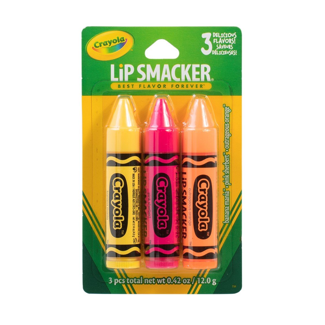 Lip Smacker Bálsamo para Labios Trio Crayola