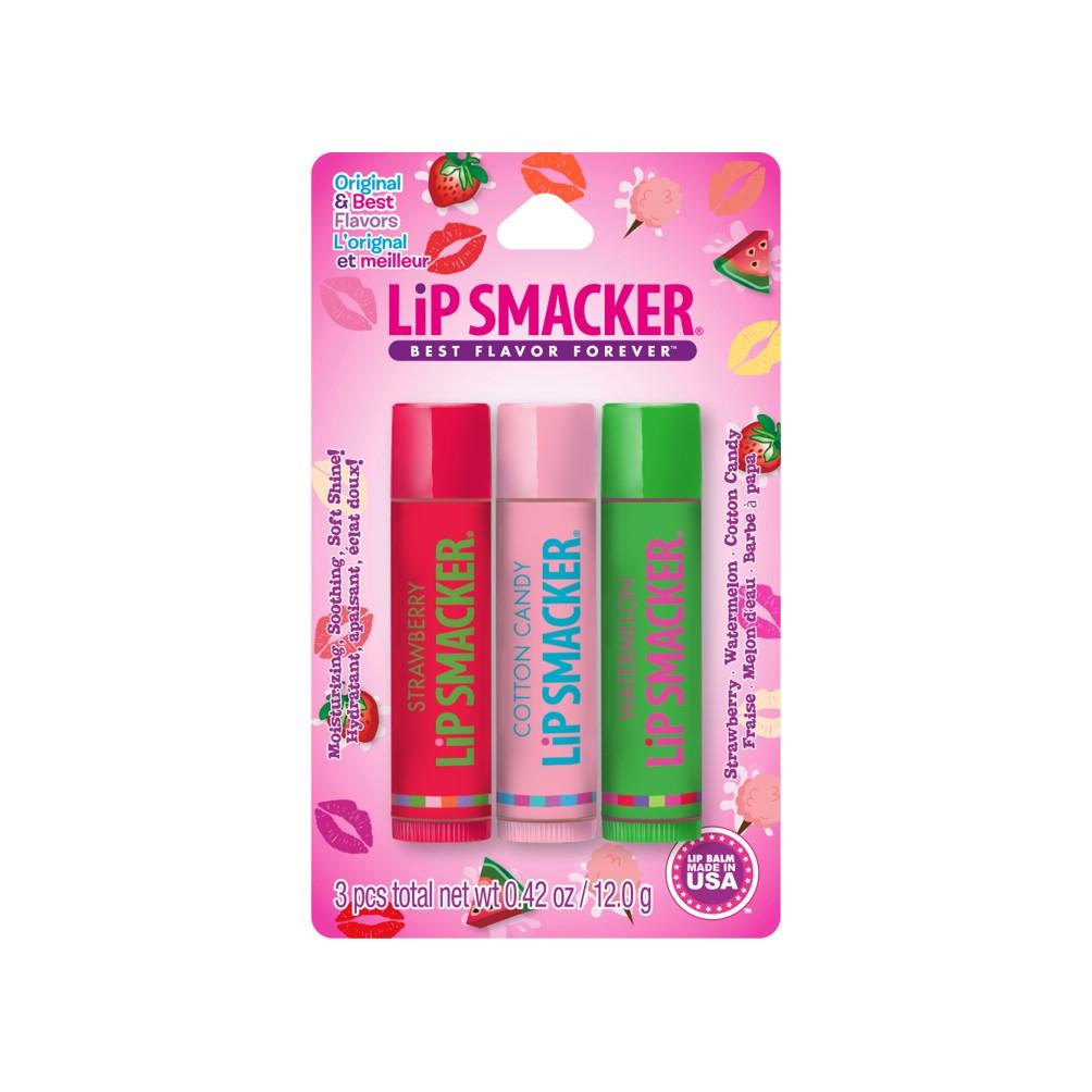 Lip Smacker Bálsamo para Labios Original and Best 3 Piezas