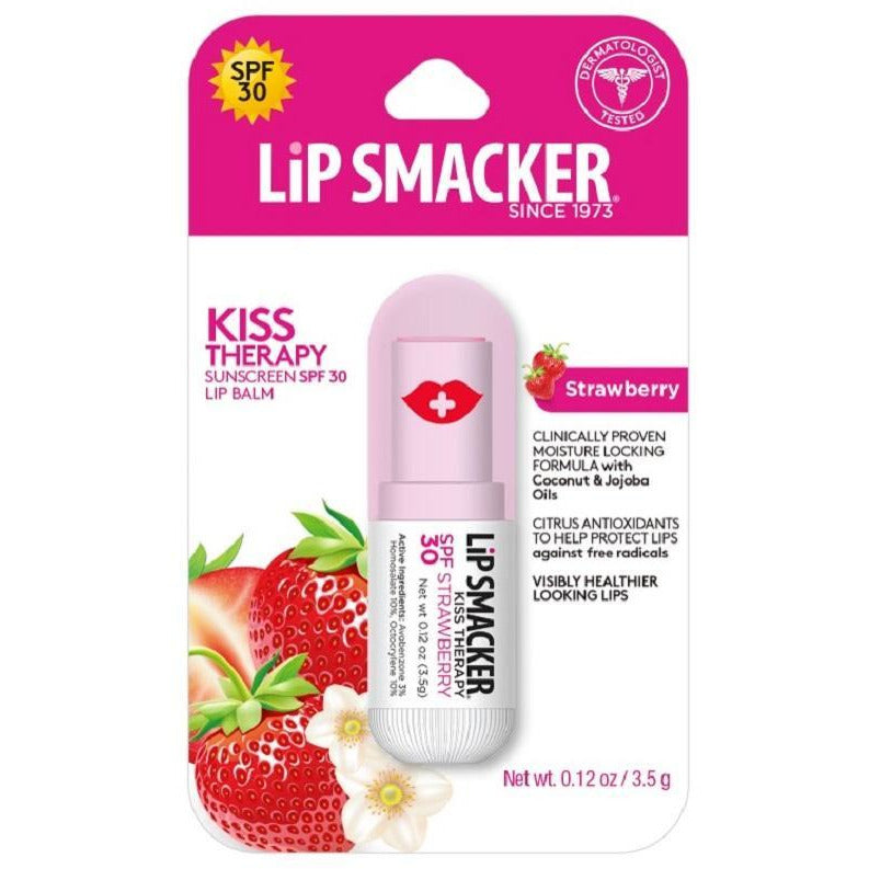 Lip Smacker Bálsamo para Labios Kiss Therapy SPF 30 Fresa