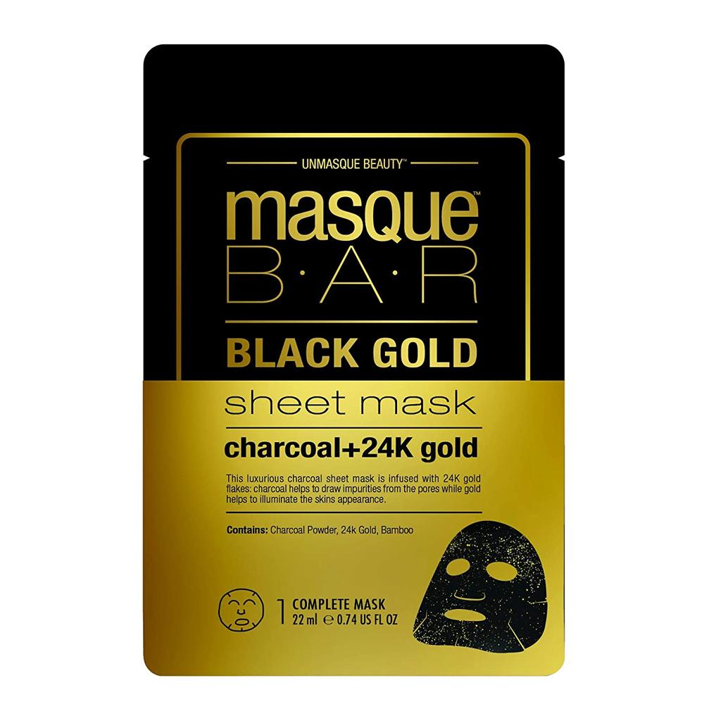 Masque Bar Mascarilla de Oro y Carbon en Tela