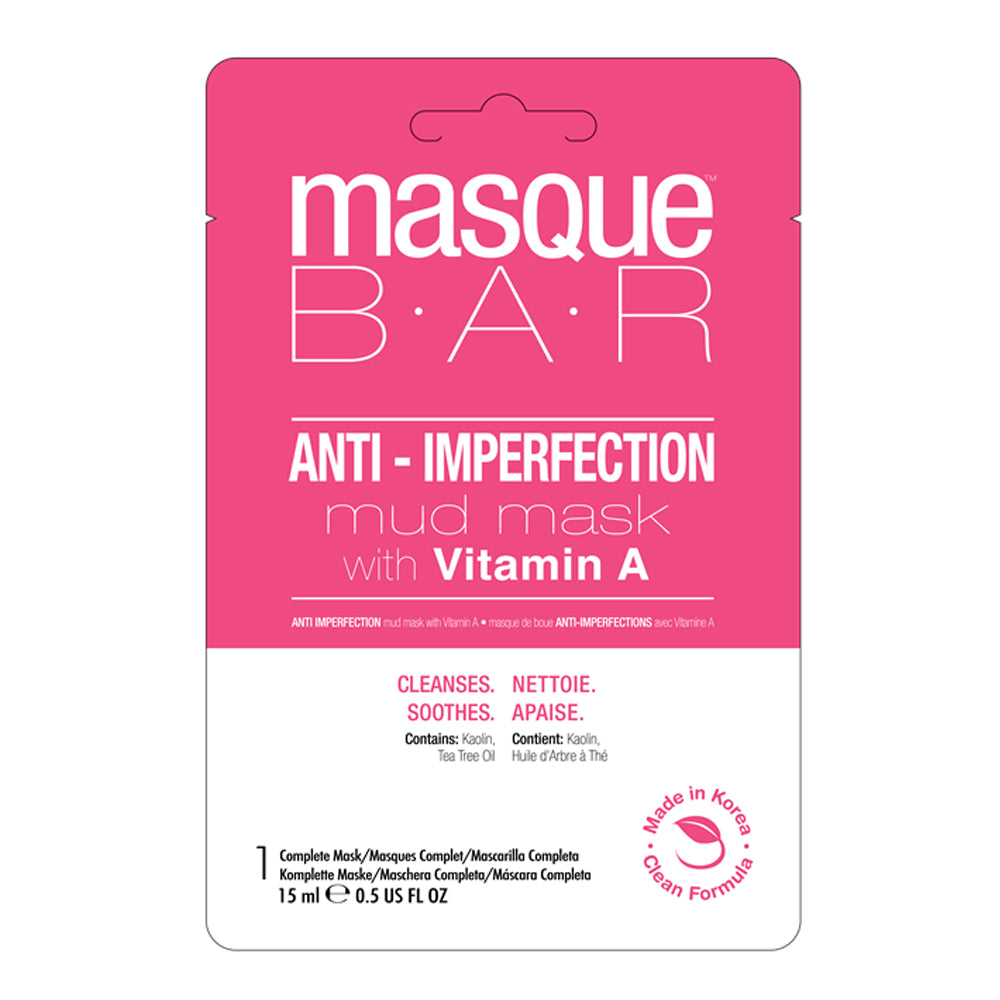 Masque Bar Mascarillas Anti Imperfecciones de Lodo con Vitamina 15 ml