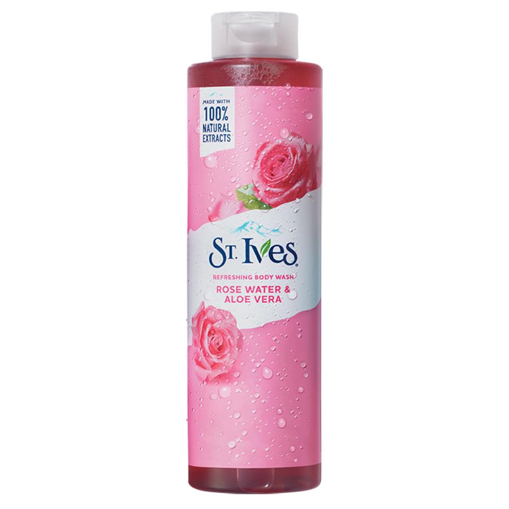 St Ives Body Wash Rosa y Aloe Vera 650ml