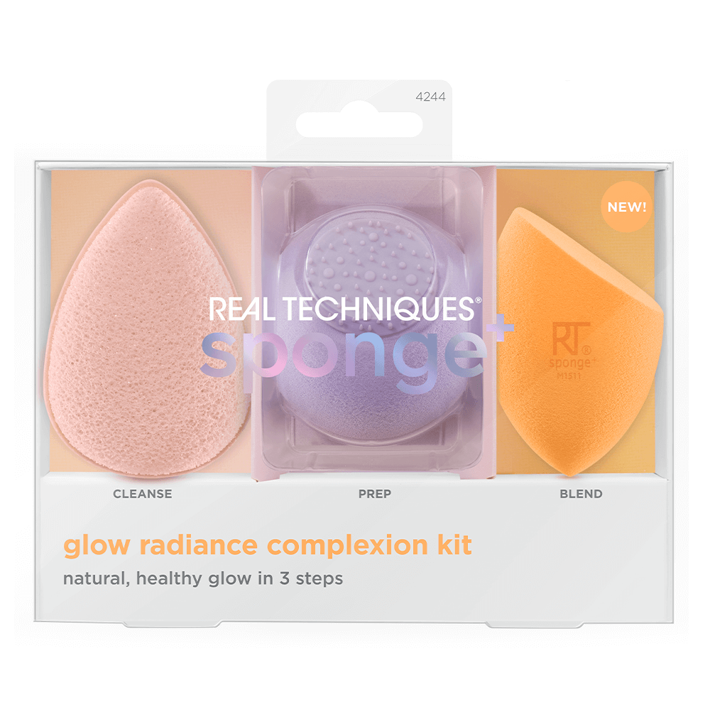 Set de Esponjas para Maquillaje y Limpieza Facial Real Techniques