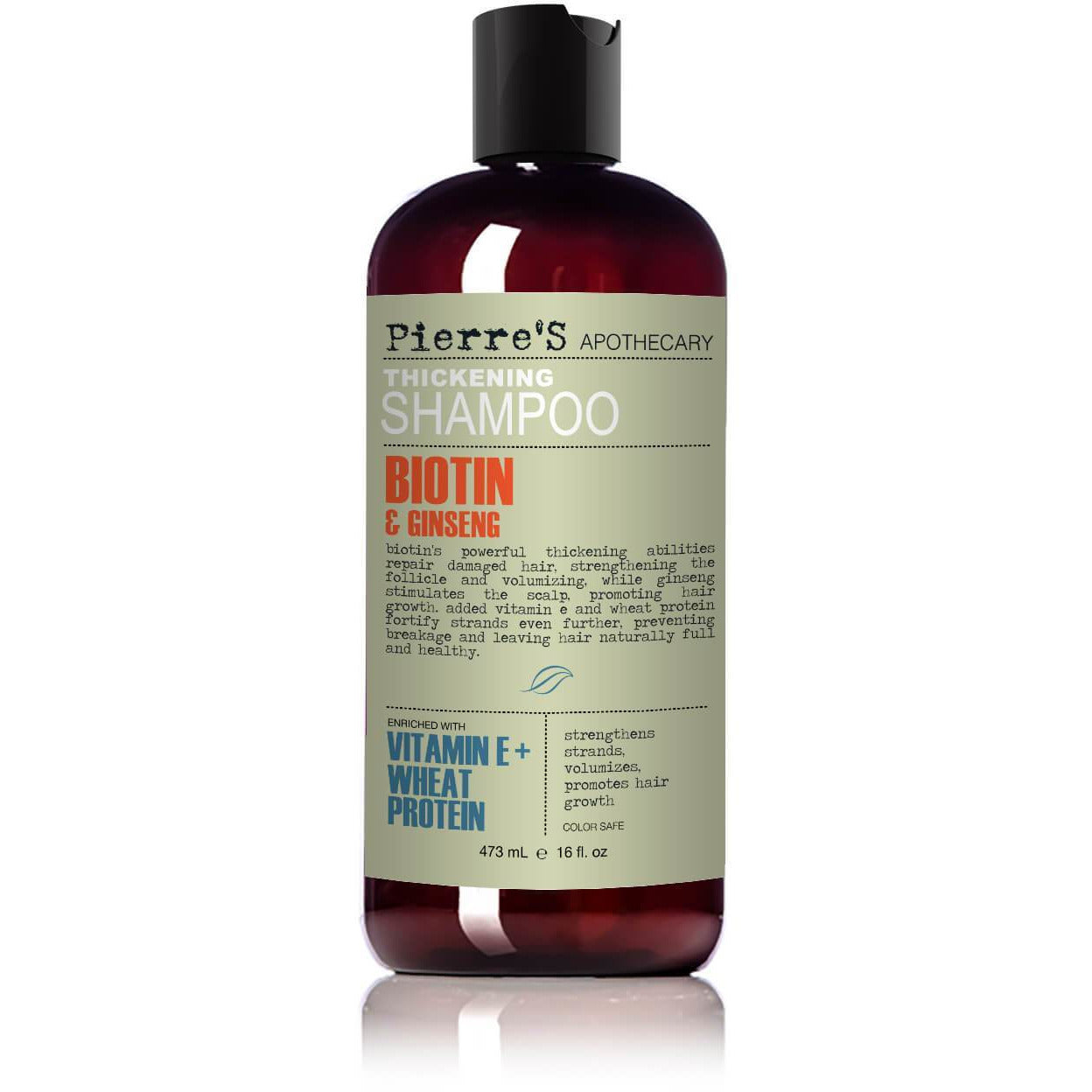Pierre's Apothecary Shampoo Fortalecedor Biotina y Ginseng 473 ml