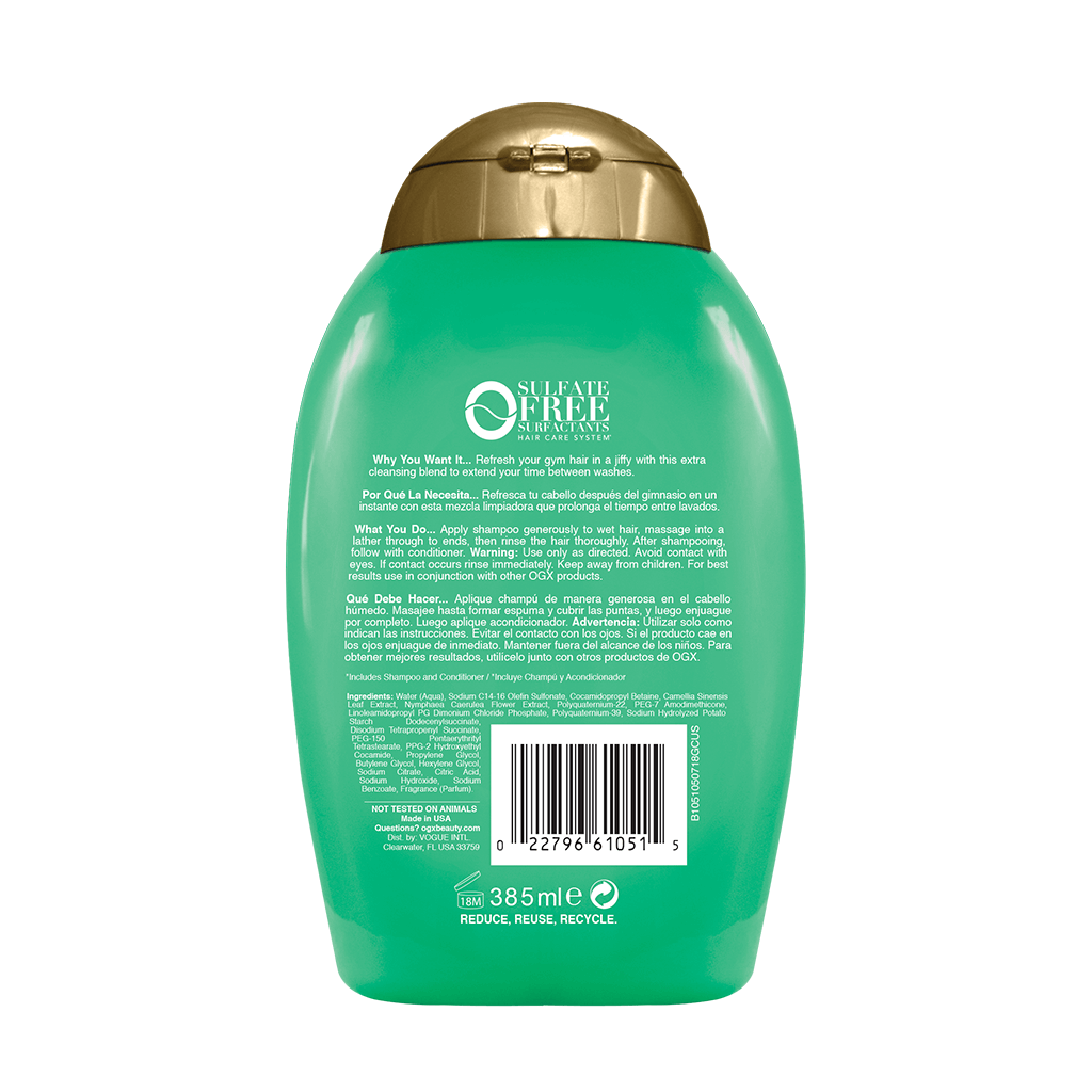 OGX Shampoo de Té Verde 385ml