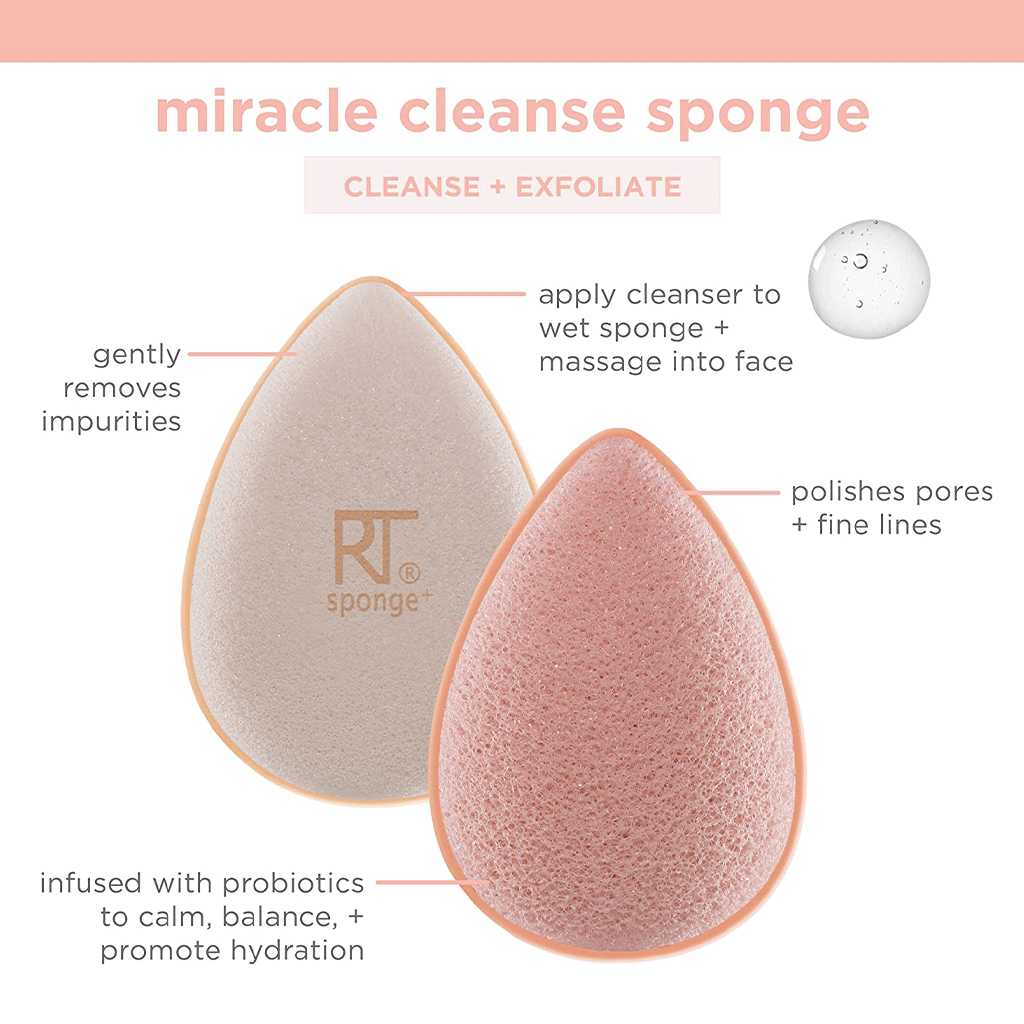 Real Techniques Sponge + Esponja Limpiadora Facial