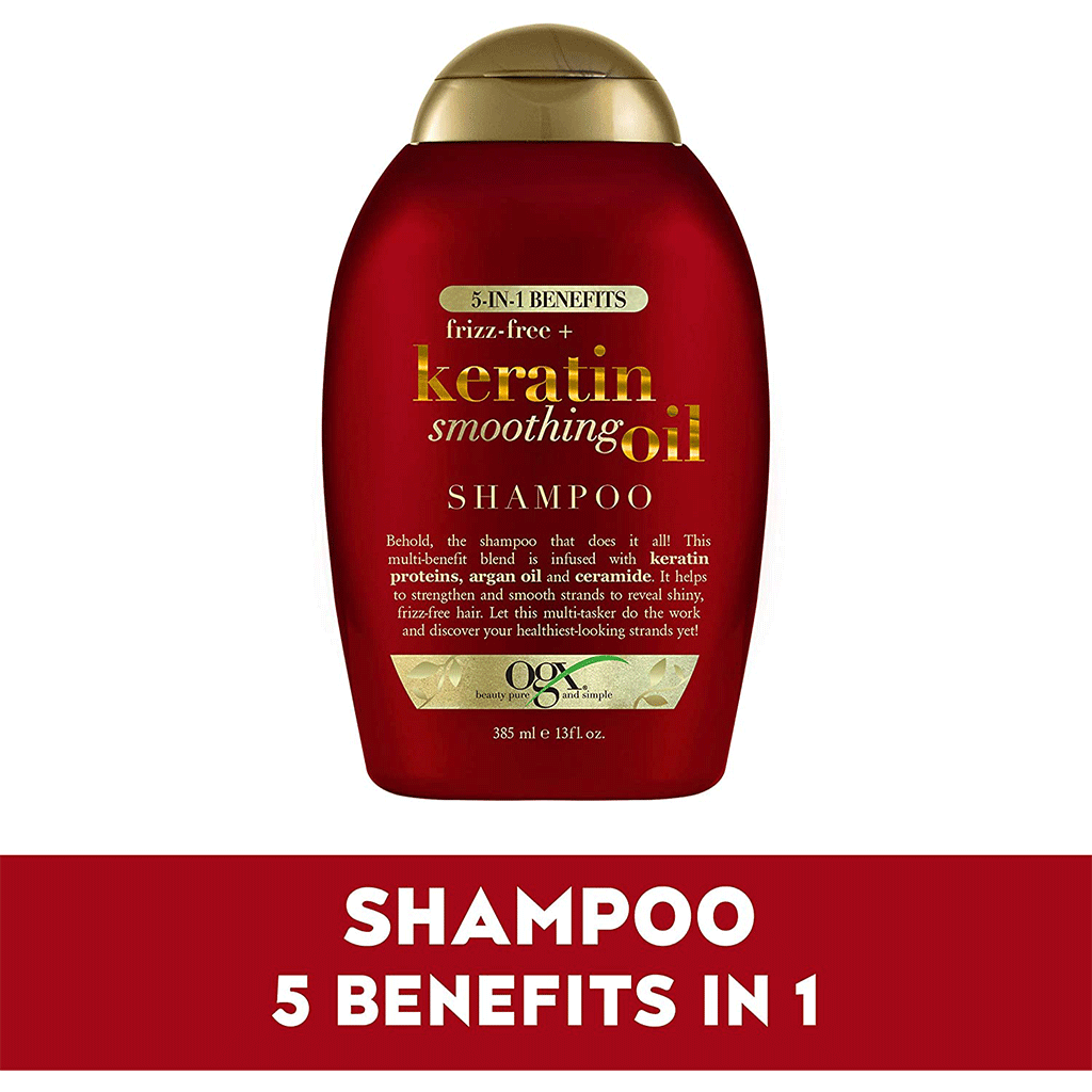 OGX Shampoo Keratin Oil 5 en 1 Extra Strength 385ml